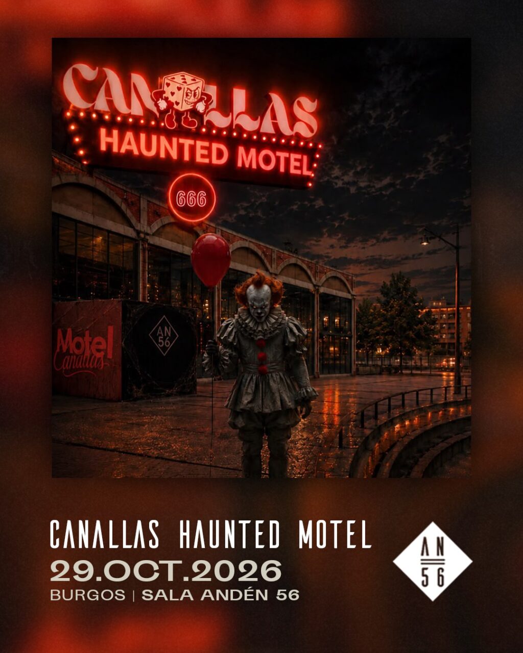 Canallas Haunted Motel - Fiesta universitaria 29 de octubre, Burgos
