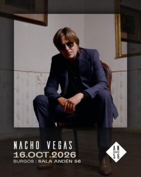 Concierto de Nacho Vegas en Burgos, Sala Andén 56, 16 de octubre