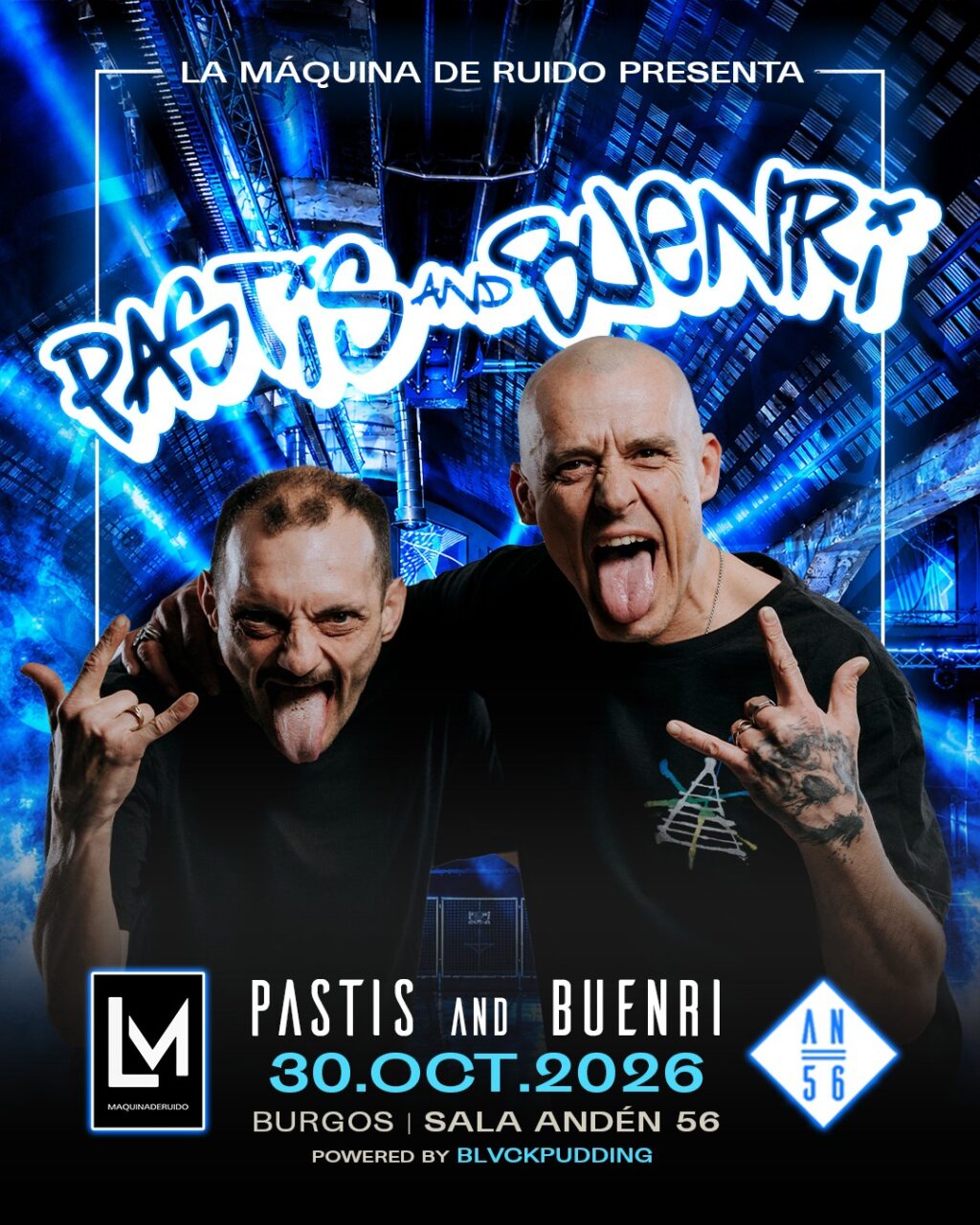 Pastis and Buenri, Burgos, Sala Andén 56, 30 de octubre