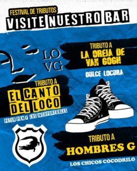 Festival de tributos VISITE NUESTRO BAR, 23 de octubre en Sala Andén 56, Burgos